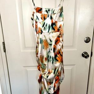 SHEIN  silk spaghetti, strapped dress